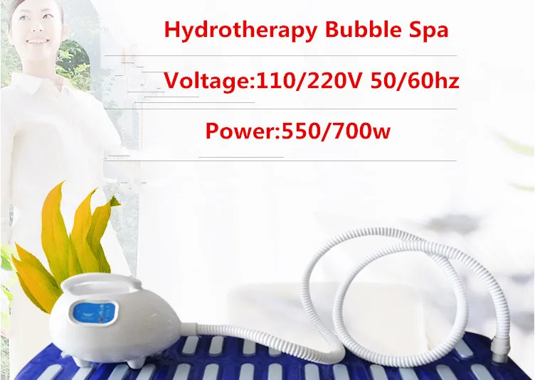  Bubble Bath Tub Massager, Waterproof Air Bubble Bath Tub  Machines, Ozone Sterilization Body Spa Massage Mat with Air Hose(US)