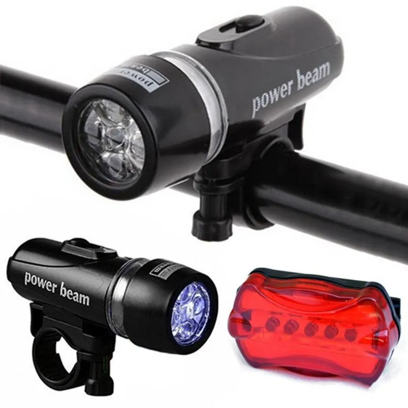 Wysokiej jakości wodoodporna 5 przednie reflektory za reflektorami światła rowerowego Bezpieczeństwo jazdy latarki rowerowe Produkty sprzedają jak gorące ciasta