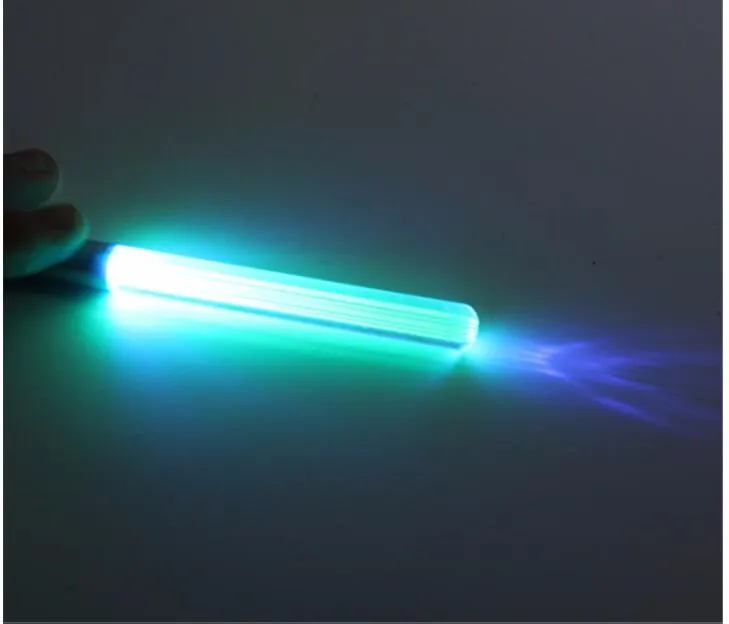 Mini-LED-Lichtschwert-Schlüsselanhänger-Taschenlampe, 200 Stück/Menge