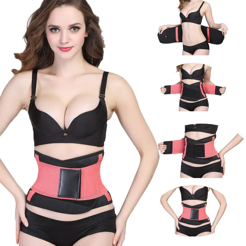 Kvinnor Midja Trainer Korsett Bälte Body Shapers Modellering Strap Underkläder Midja Slimming Belt Shapewear Belly Slimming mantel