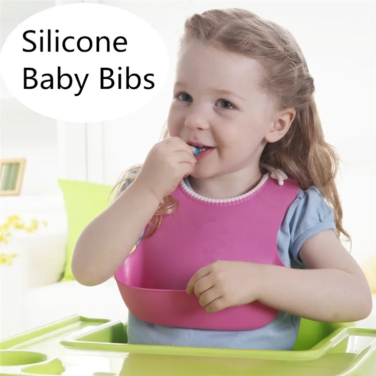 FÁCIL LAVABLE MIGAJA ALIMENTO RECOGEDOR ROLLO 100% SILICONA BABEROS PARA BEBÉ alimentación infantil babero para bebé DIVERTIDO paños para eructar B0609