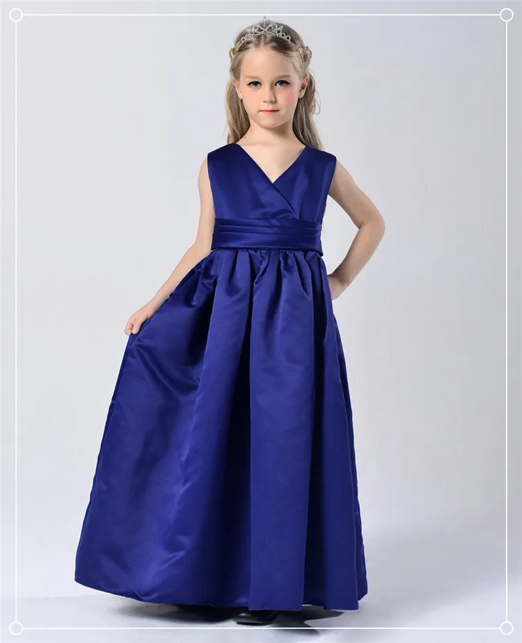 La nouvelle robe de fille Robe de fille de fleur de mariage pour enfants 039s La princesse Age Of Bitter Fleabane Bitter Fleabane Jupe Anniversaire Ev3164314