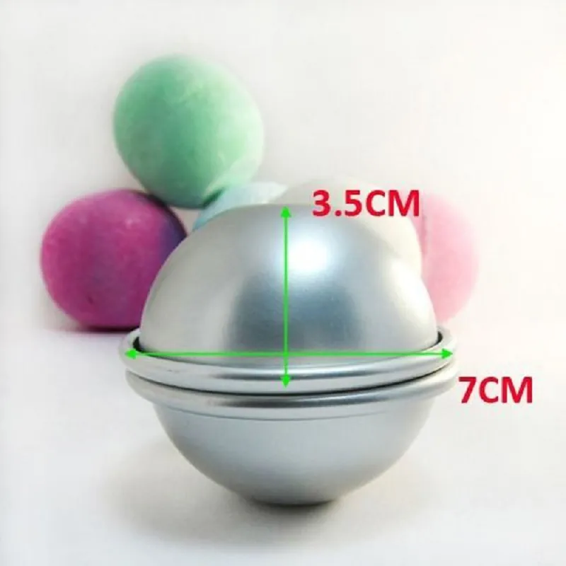 Bad Bomb Aluminium Ball Sphere Cake Pan Sugarcraft Bakeware Dekorera mögel E00094 Bar