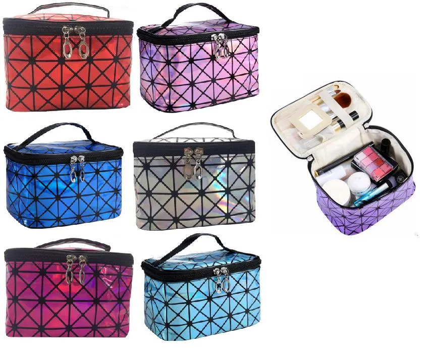 Women Clear Korea Cosmetic Bags Fashion Multi-function Waterproof Travel Cosmetic Bag Woman Makeup Bags Organizer Essential