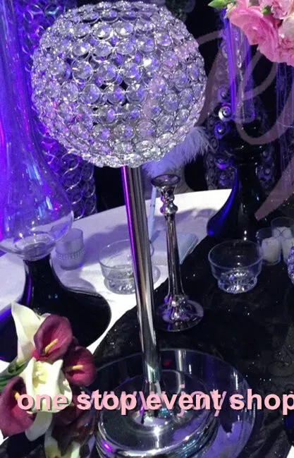 vase en cristal en gros pour décoration de mariage, pots et vases pour centres de table