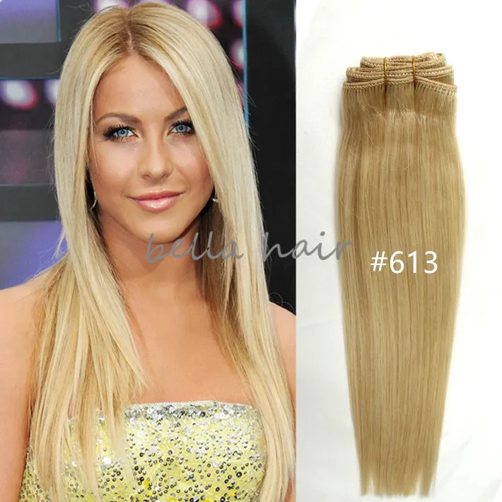 Brazylijski Malezyjski Indian Peruwiański Ludzki Włosy Weft Hair Extensions 100g / P Darmowa Wysyłka 4 sztuk / partia Bella Hair