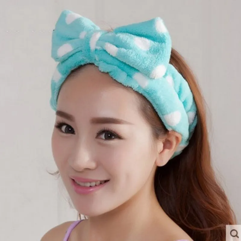 high quality Bathroom sets women Wash a face/outdoor sports comfortable flannel fabric headband hair Towel