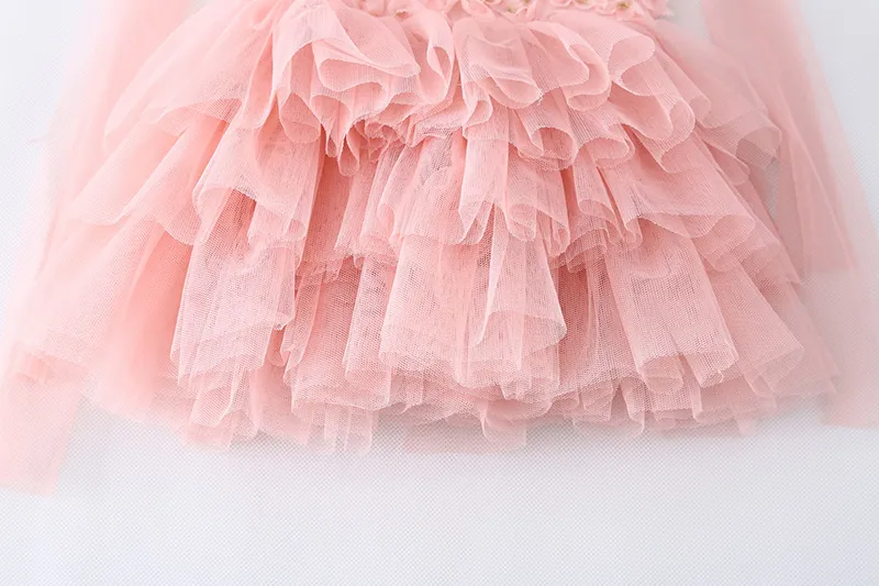 Robes d'été en tulle à bretelles pour petites filles de 1 à 5 ans, robe pour enfants, vêtements tutu à bretelles boutique pour enfants, R1ES505DS-55