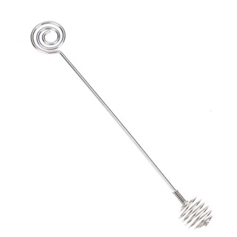 2016 Hot Sale Stainless Steel Honey Spoon Stick Kitchen Honey Stir Bar Swizzle Stick Egg Beater Whisk Mixing Tool Free Shipping KC1297 (8)