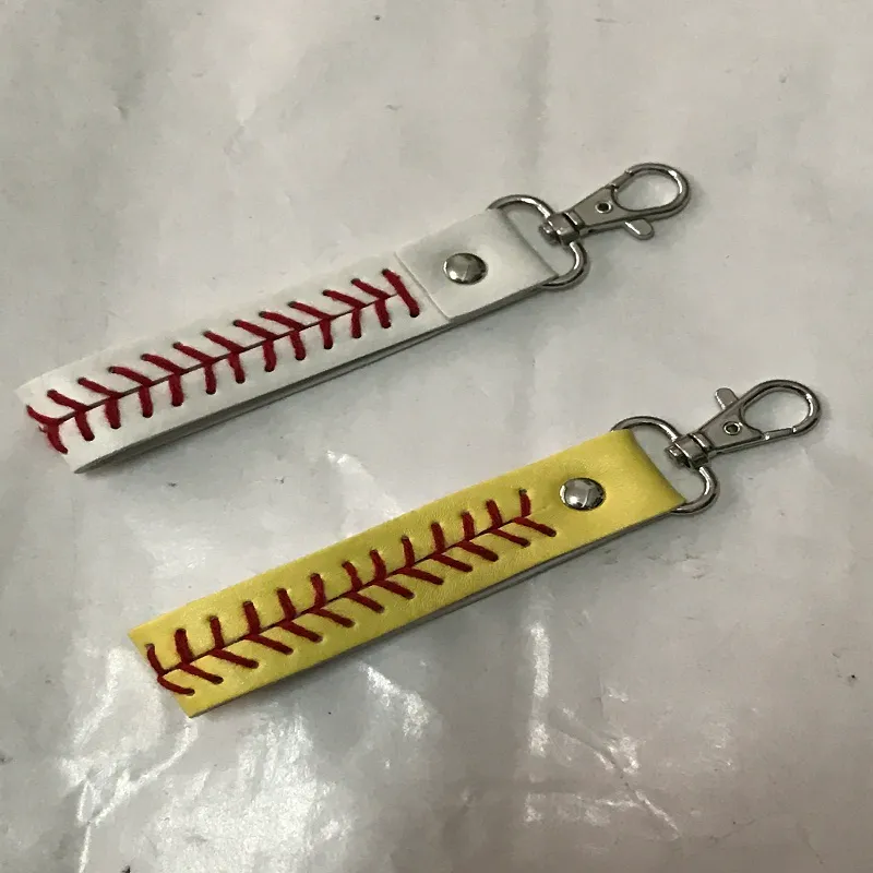 Stylish 2018 Leather Baseball Keychain For Fastpitch And Softball Perfect Baseball Accessory