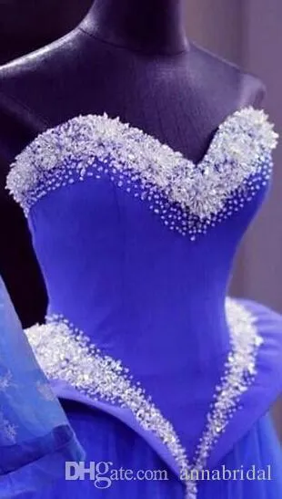 Królewskie Niebieskie Długie Suknie Wieczorowe Tulle Peplum Elegancki Frezowanie Cekiny Długość podłogi Linii Koronki Aplikacje 2019 Vestidos de Festa Wstążka.