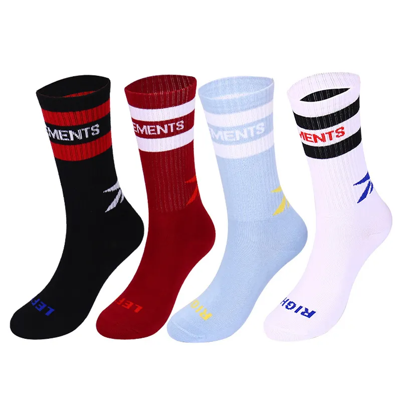 Free Shipping 2017 Neutral Fashion Tide Socks Seal Striped Cotton vetements Men & Women Socks Breathable Sports Couples Socks Wholesale