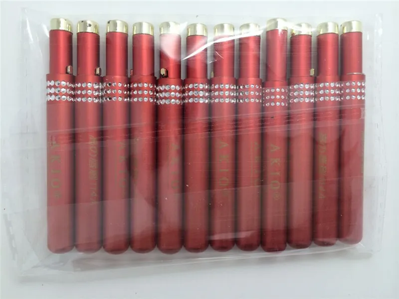 Akioフレキシブルリップライナーブラシ鉛筆A7101＃メイクアップブラシカラフルな鉛筆