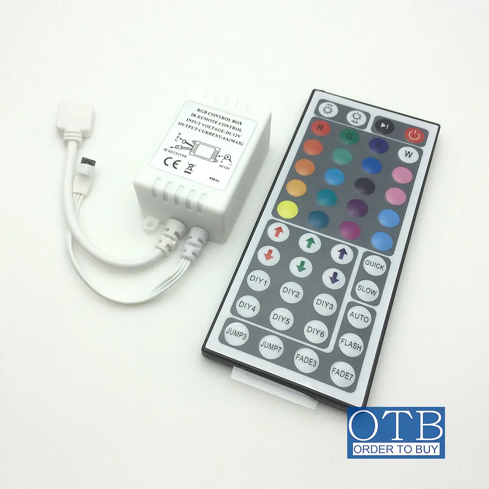LED Strip Light 3528 5050 RGB 44key IR Remote Controller Module