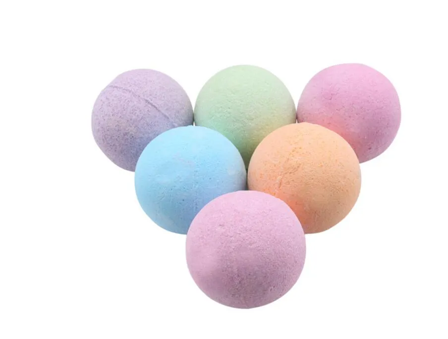 Body Care Organic Bath Bombs Bubble Bath Salts Ball Essential Oil Handmade SPA Body Relax Bath Lavender Flavor