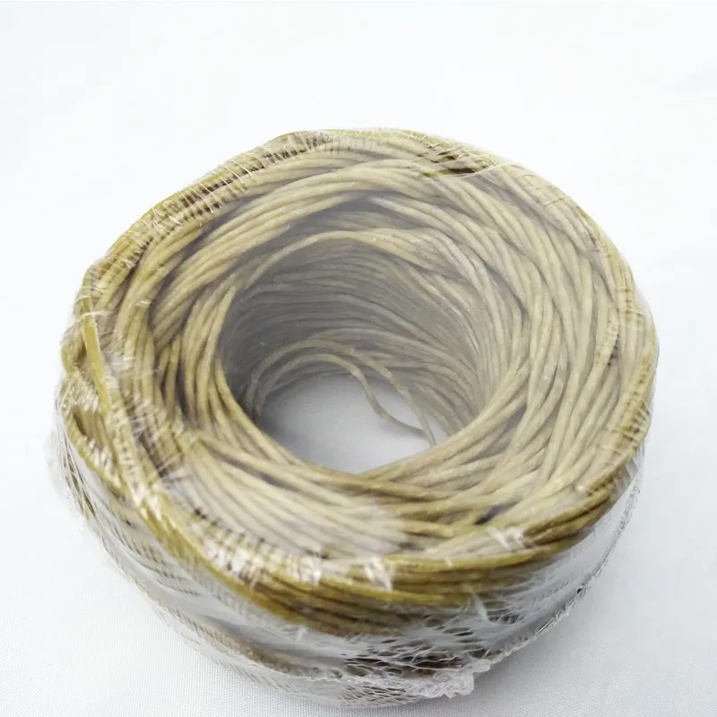 100% All Organic Wick Smoking Accessories with Natural Beeswax Coating Spool Twisted Bee 200ft Standard Size 1.2mm For Bongs Glass Pipes Dry Herb