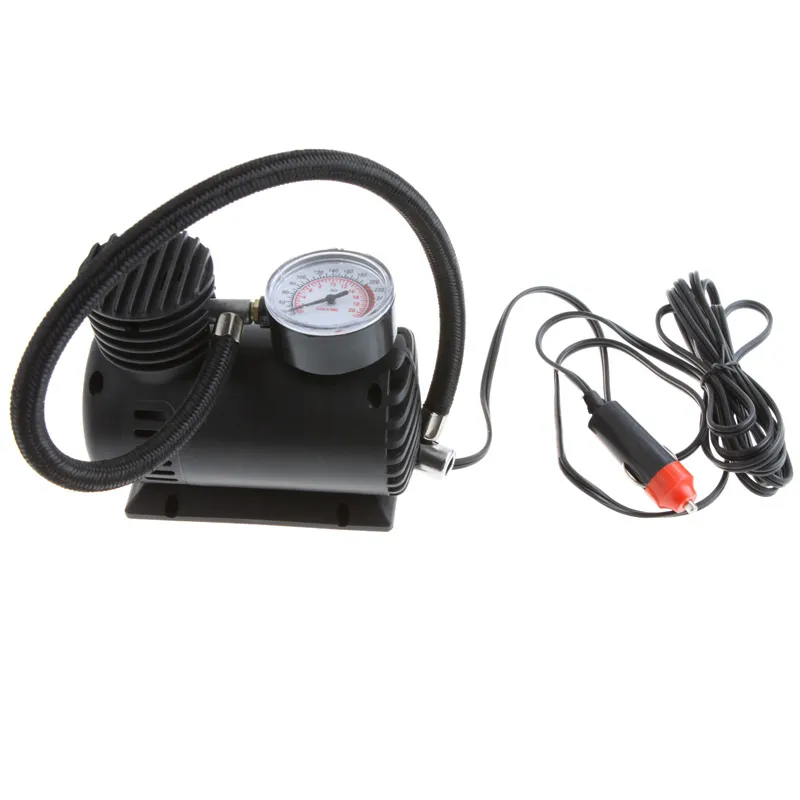 Bärbar bil/auto DC 12V Electric Air Compressor/Tire Inflator 300psi 20,7 Bar 2069 KPA Automobile Emergency Air Pump