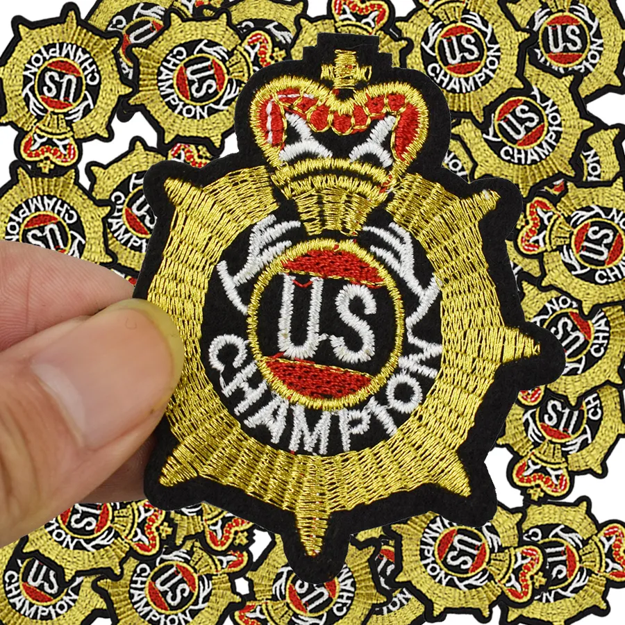 shield bird badge patches for clothing iron embroidery fashion patch for clothes applique sewing accessories on clothes iron336v
