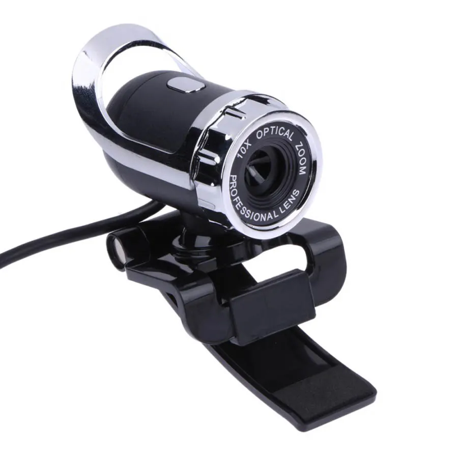 Webcam USB 360 gradi USB 480P HD Fotocamera Web Cam Clip-on Digital Video Webcamera con microfono MIC computer PC portatile