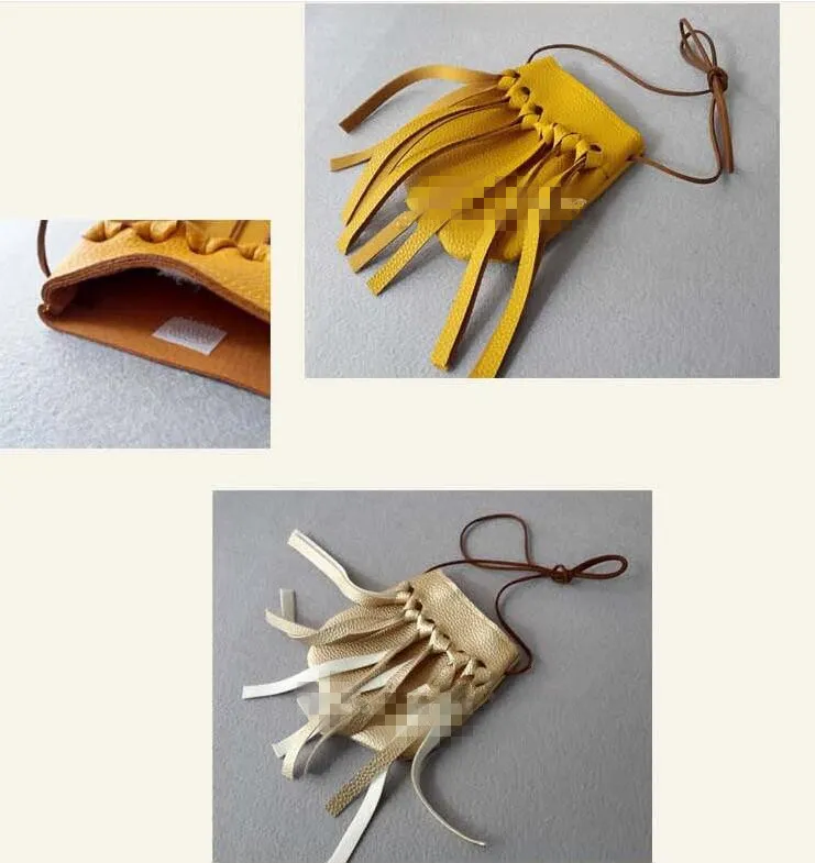 2016 Girls PU Leather Single Shoulder Bag Baby Girl Cross Body Fringe