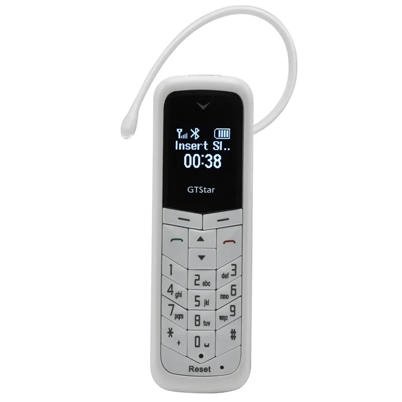 GTSTAR BM50 Wireless Bluetooth Headset Dialer Stereo 0,66'' Mini Kopfhörer Tasche Handy SIM Karte Dial Call Kopfhörer