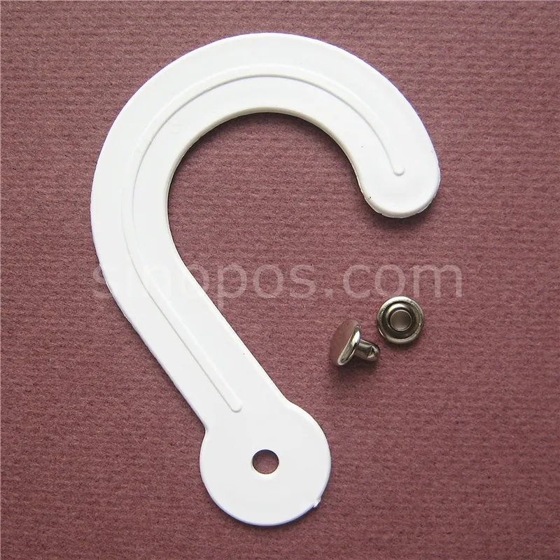 Whole Big Plastic Header Hooks 84mm With Rivets Fabric Leather