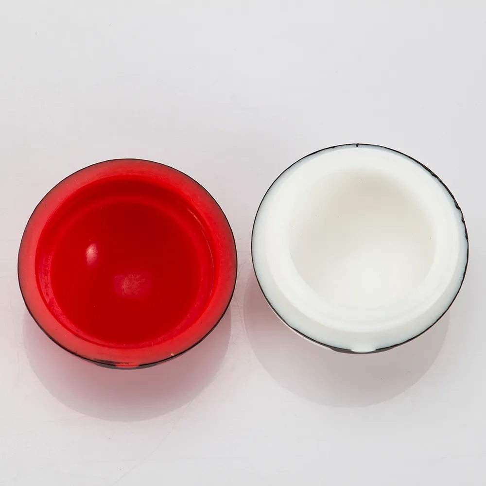 Pot de récipient de boule de silicone de qualité alimentaire en gros pour boîte de cire d'herbe sèche d'huile de Dab, accessoires pour fumeurs. Le verre de broyeur est disponible