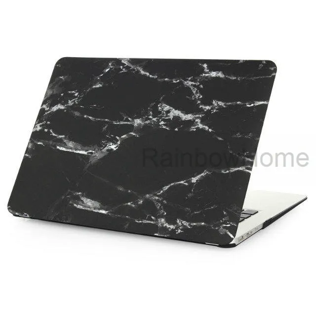 Coque de protection en plastique dur pour Macbook Air Pro Retina 12 13 15 16 pouces, étui à motif de marbre avec décalcomanie d'eau