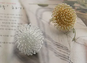 Löwenzahn Blume Ring Für Frauen Nettes Mädchen Mode Schmuck Koreanischen Stil Silber Farbe Gold Farbe Großhandel Neue