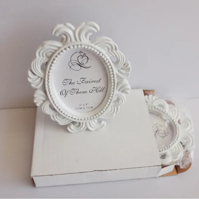 バロックスタイル ホワイトフレーム 2個セット