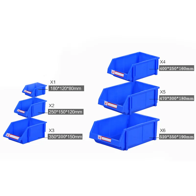 البلاستيك جزء مربع تصنيف صندوق تخزين بن في المرآب مستودع التجارة الإلكترونية تصنيف صندوق تخزين القضية