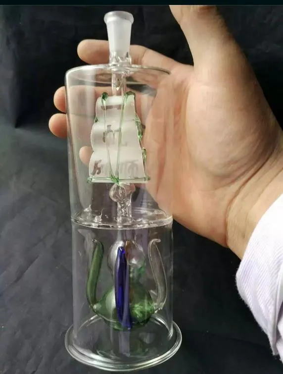 Bongs de vidrio de jacinto de vela clásicos - pipa de vidrio para fumar narguile Gongs de vidrio - plataformas petrolíferas bongs de vidrio pipa de vidrio para fumar narguile - vap- vaporiz