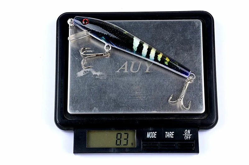 Yeni Parlak Renkler Lazer Wobbler Crankbait 9 cm 8.3g Fly Balıkçılık Zor Lures Canlı Bass Swimbaits