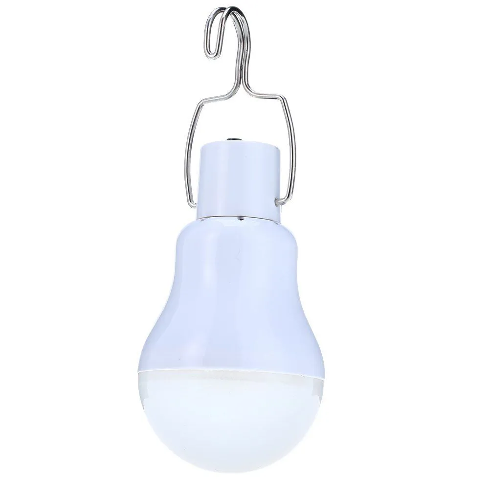 Lampy słoneczne o dużej mocy 5 V żarówka LED 15W 130LM Przenośny obóz na zewnątrz Namiot Nocna noc rybacka Wiszące światło Naładowane Lampa LAMP4717237