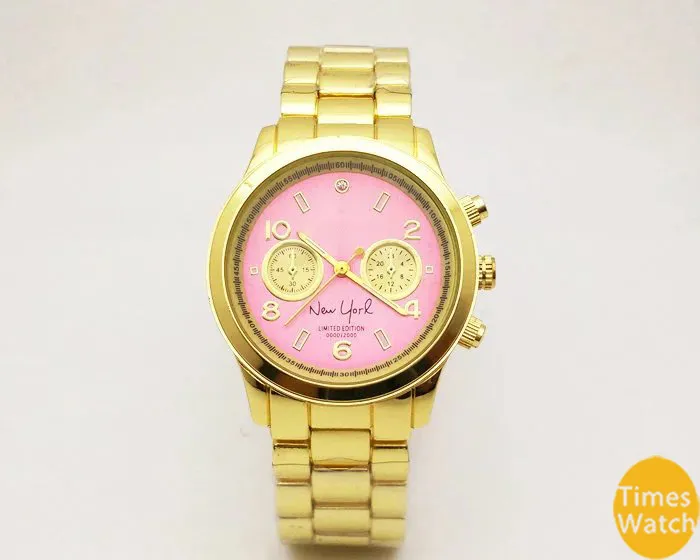 20% Off Fashion M Brand Wristwatches Men Kvinnor Lyx Guld Rostfritt Stål Armband Relojes Business Fashion Quartz Watch Movement Silver Watch