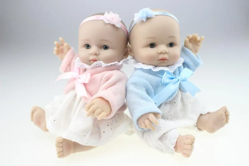 8 pouces réaliste Reborn bébé poupée Mini réaliste plein vinyle artisanat nouveau-né enfants cadeau de Noël
