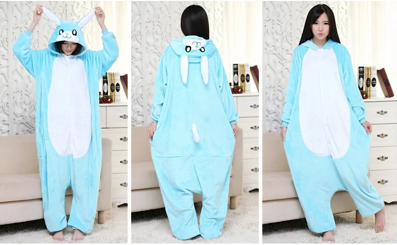 Unisex adult pajamas anime suit clothes flannel Lilo stitch Sleepwear 