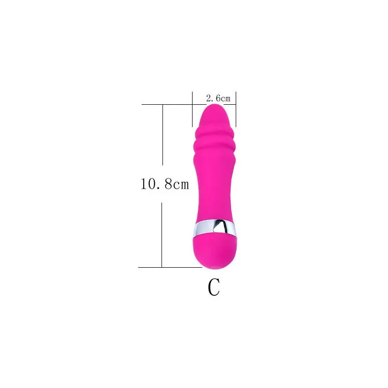 Productos sexuales para mujer 6 Estilo mini Vibrante Bullet Vibrador anal juguetes sexy mujeres mujeres Estimulador del clítoris vaginal masajeador7634777
