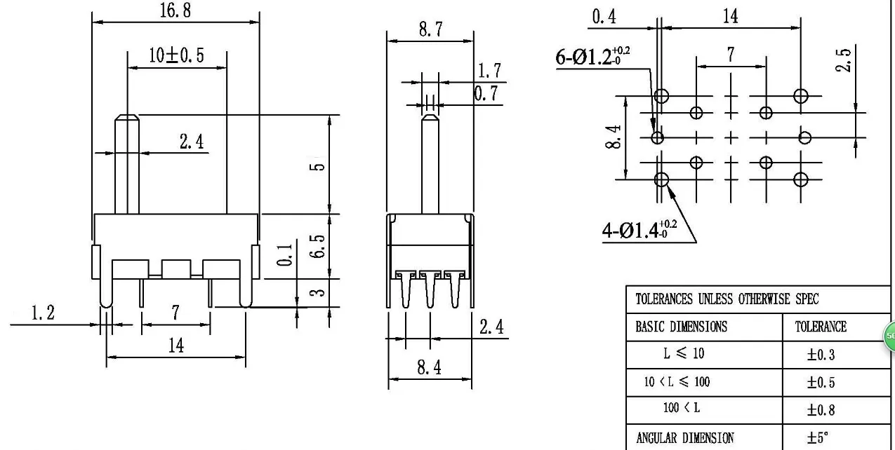 Japan ALPS Slide potentiometer adjustable B503 B50K balanced car amplifier