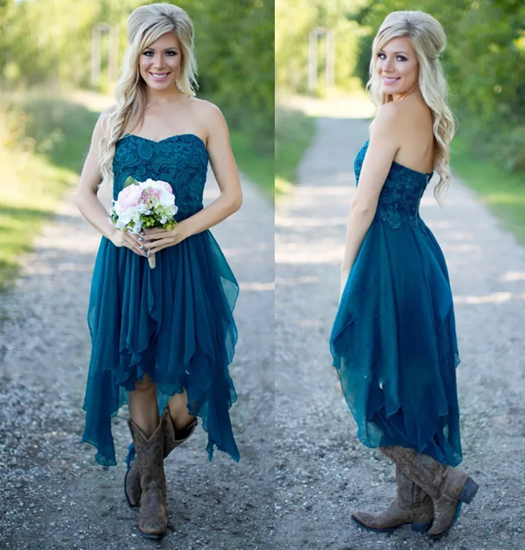 western bridesmaid dresses