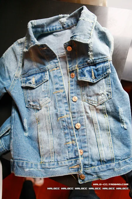 Vente en gros nouvelle mode printemps automne Vintage Denim vestes femmes Jeans manteau court dames Jean hauts pour filles Outwear Z8