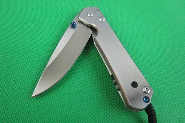 High Quality Mercerizing handle CR Hunting pocket knife Camping Tool survival Rescure Freeshipping