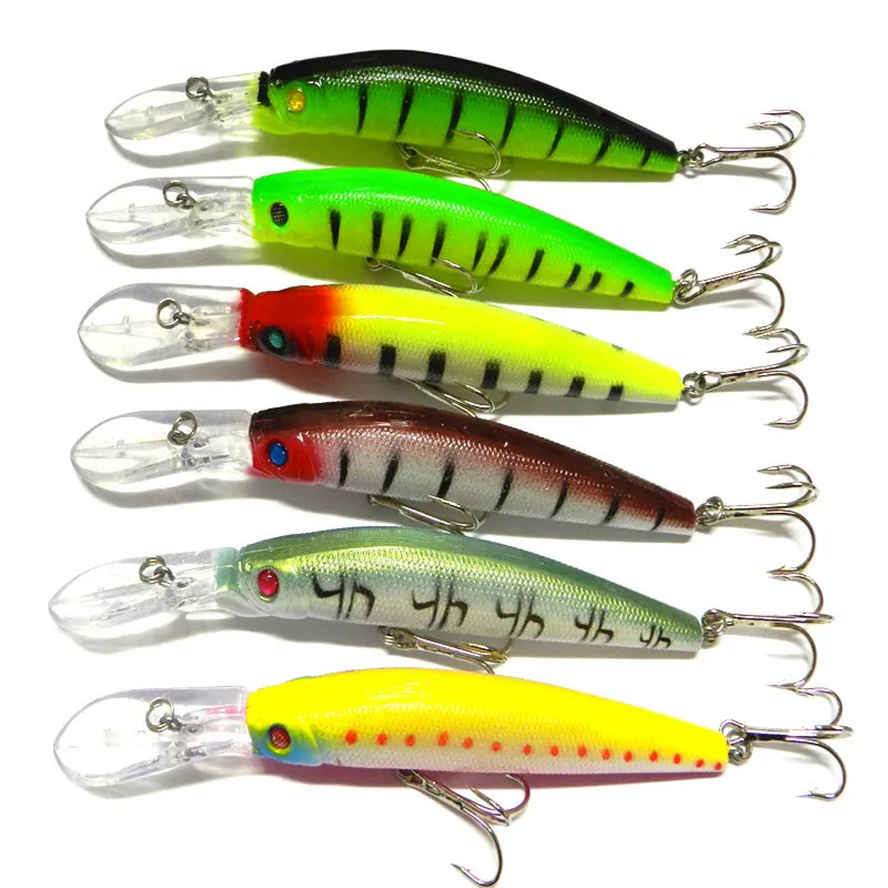 6 색 145cm 큰 게임 낚시 루싱 플라스틱 하드 미끼 태클 페스카 물고기 Wobbler Minnow 인공 미끼 수영용 3505074