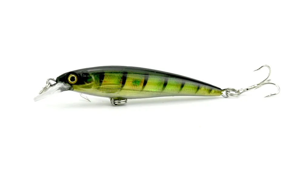 Nieuwe aankomst 30 stks 6 kleuren 8 cm 6g laser minnow vissen lokt hard aas plastic wobblers vis tackle