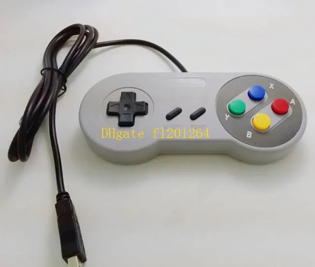 30st / mycket snabb frakt Partihandel Utmärkt Super SF Snes Windows Controller USB Gamepad Joypad USB Joytpad