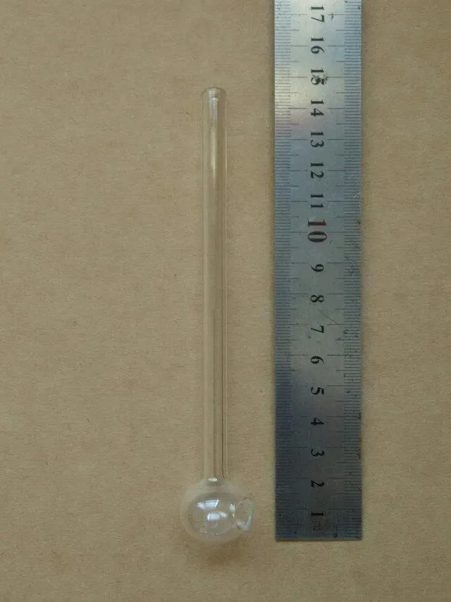 Pote transparente longo reto, tubo de vidro por atacado, narguilé de vidro, acessórios para fumantes, frete grátis