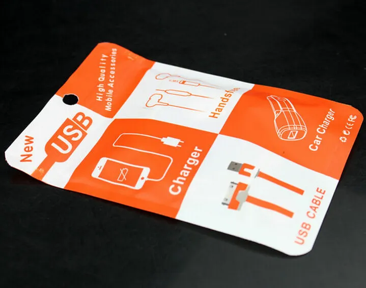 Fermeture à glissière 14,8 cm x 9,9 cm Emballeur à fermeture à glissière en plastique Emballage de détail Sacs de sac d'emballage pour accessoires de téléphone portable Écouteurs Câble de chargeur de batterie