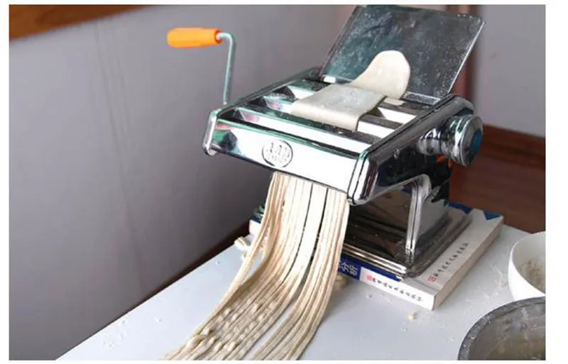 Pasta Maker Machine Zelfgemaakte Spaghetti Ravioli Noodle Making Press Slicer Spiralizer Deeg Cutter Chopper 2 Blade Keuken Gadgets Apparaten