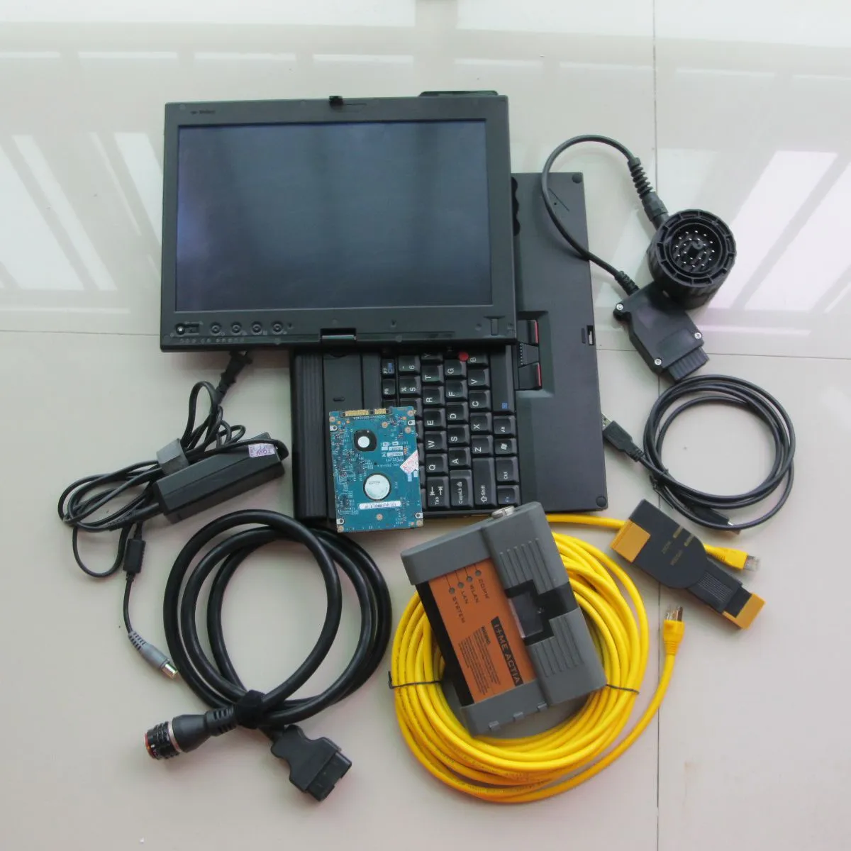 for BMW icom a2 b c diagnostic scanner tool with X200t laptop 4GB Ram touch screen hdd 1000gb expert mode