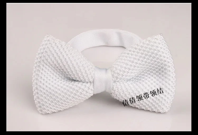 더블 니트 나비 넥타이 24 솔리드 컬러 Bowknot 조정 가능한 Bowties 아버지의 날 넥타이 크리스마스 선물 무료 TNT FedEx UPS